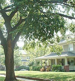 Tulsa neighborhood scene
